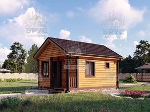 Проект дома из бруса ББ-2